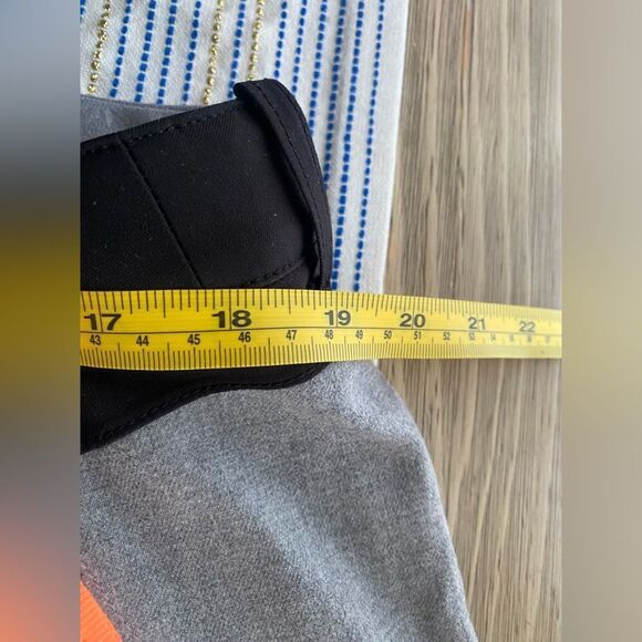 Fabletics Womens Snow Ski Pants Black/ Gray Sz 8 Lined  Kick Flare Zipper - Picture 14 of 17